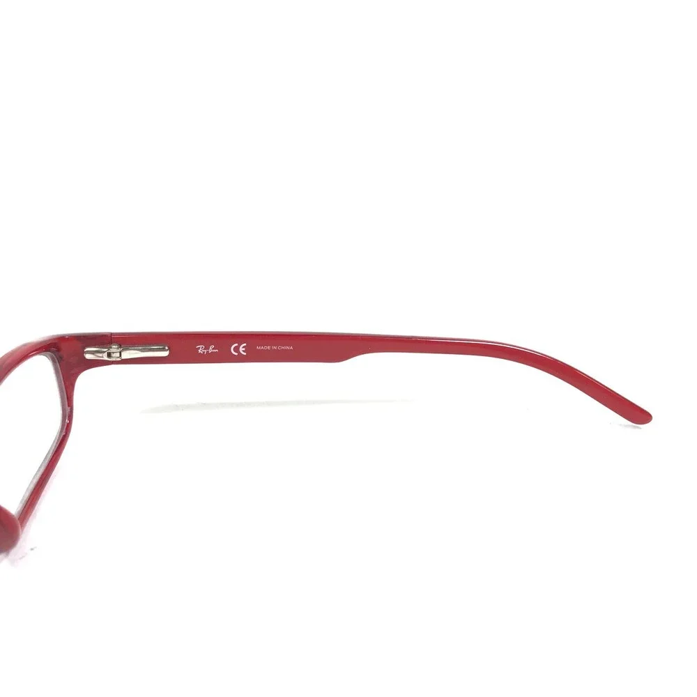 Ray-Ban RB5052 2090 Eyeglasses Frames Red Rectangular Full Rim 51-16-135